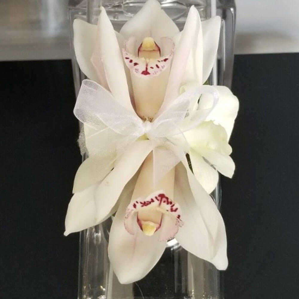 White Orchid Corsage Flowersandservices